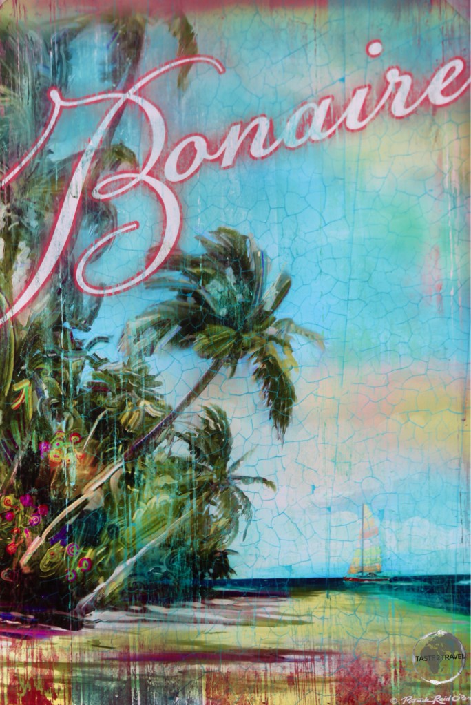 An old promotional poster for Bonaire.