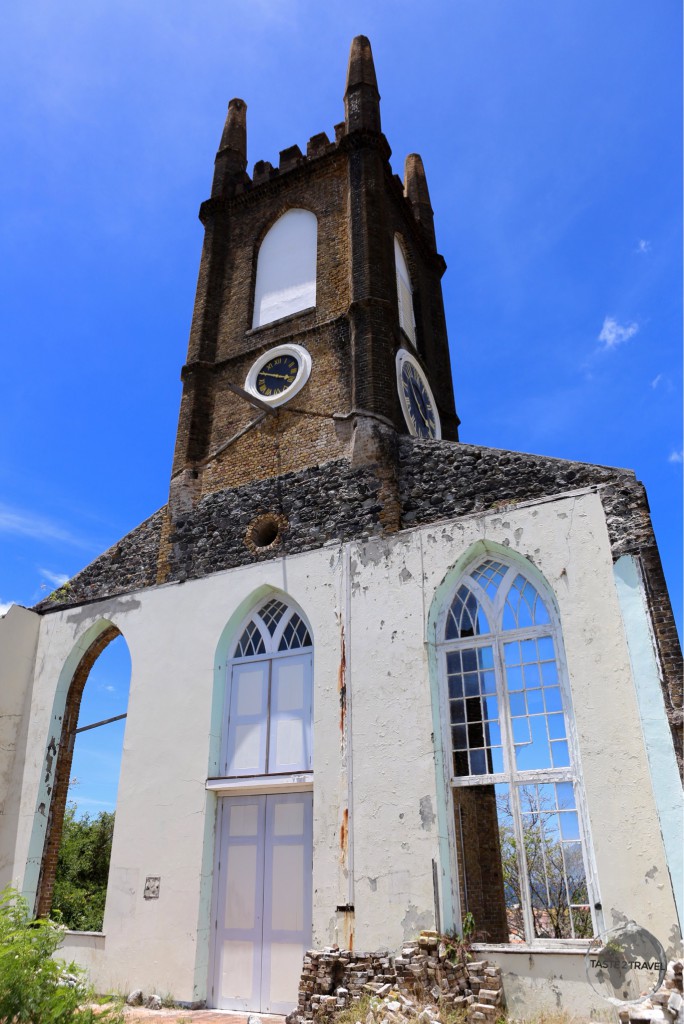 St Andrew’s Presbyterian Church was destroyed in 2004 by Hurricane Ivan