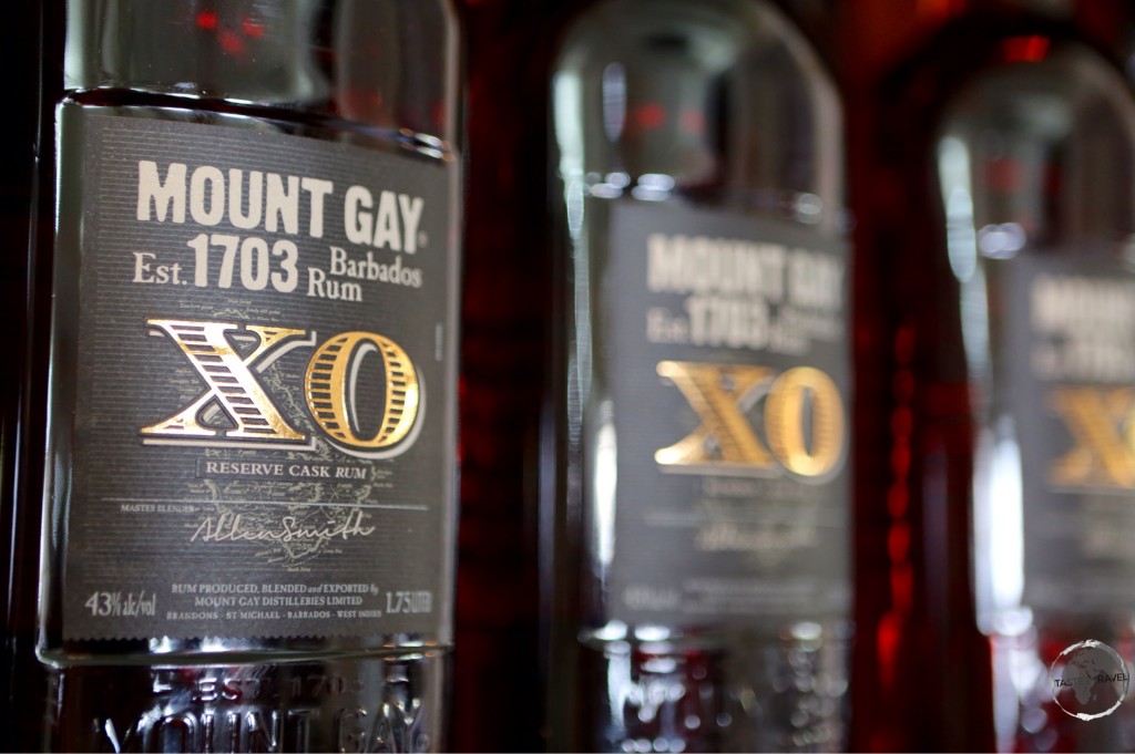 Mount Gay XO – too fine to be used in a rum punch.