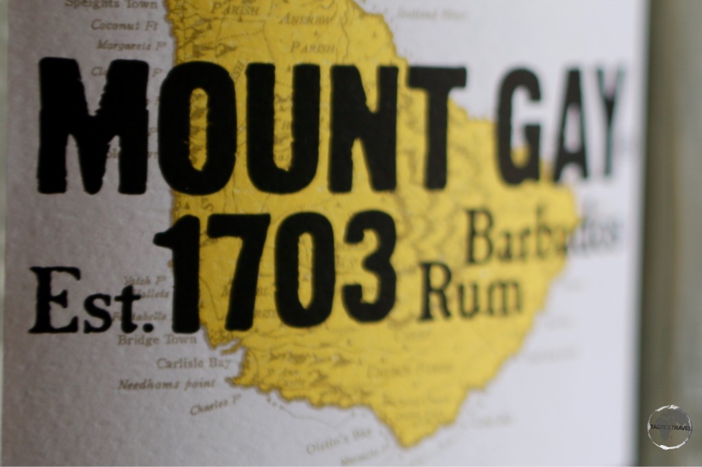 The #1 rum from Barbados - Mount Gay.