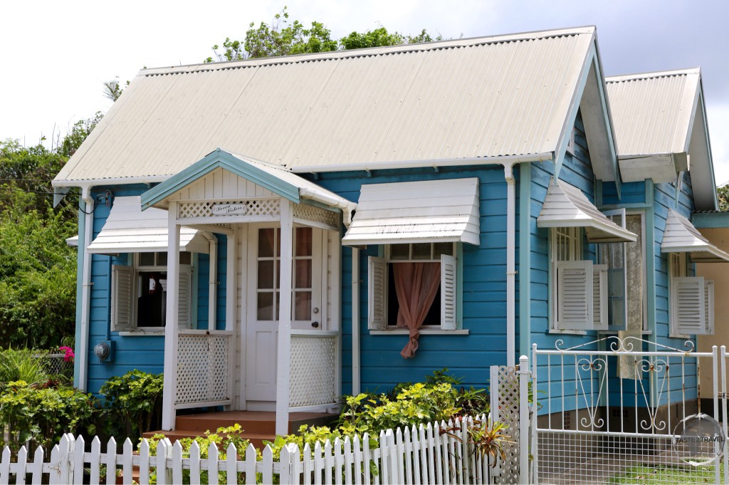 A colourful Chattel house on Barbados.