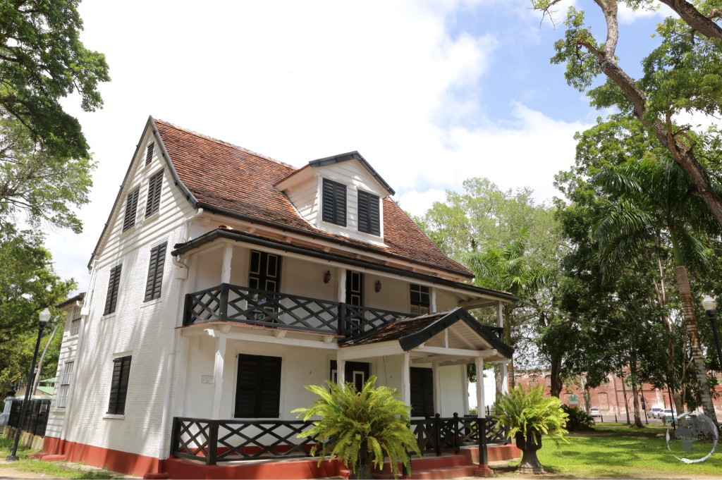 Historic Dutch Colonial architecture can be seen throughout Paramaribo.