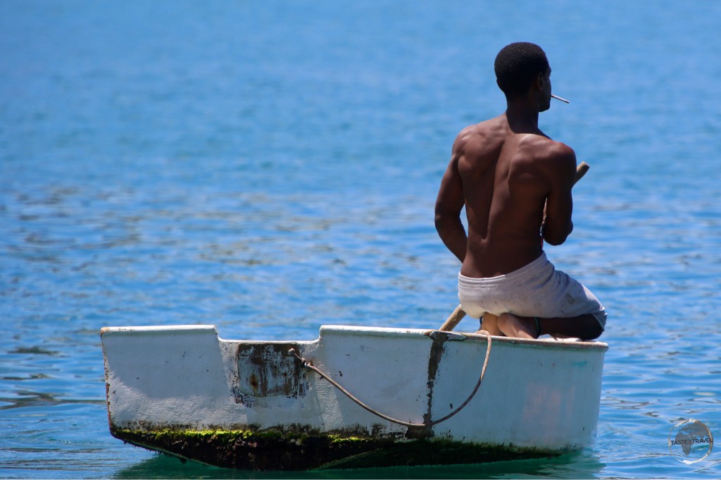 Fisherman in St. Georges harbour.