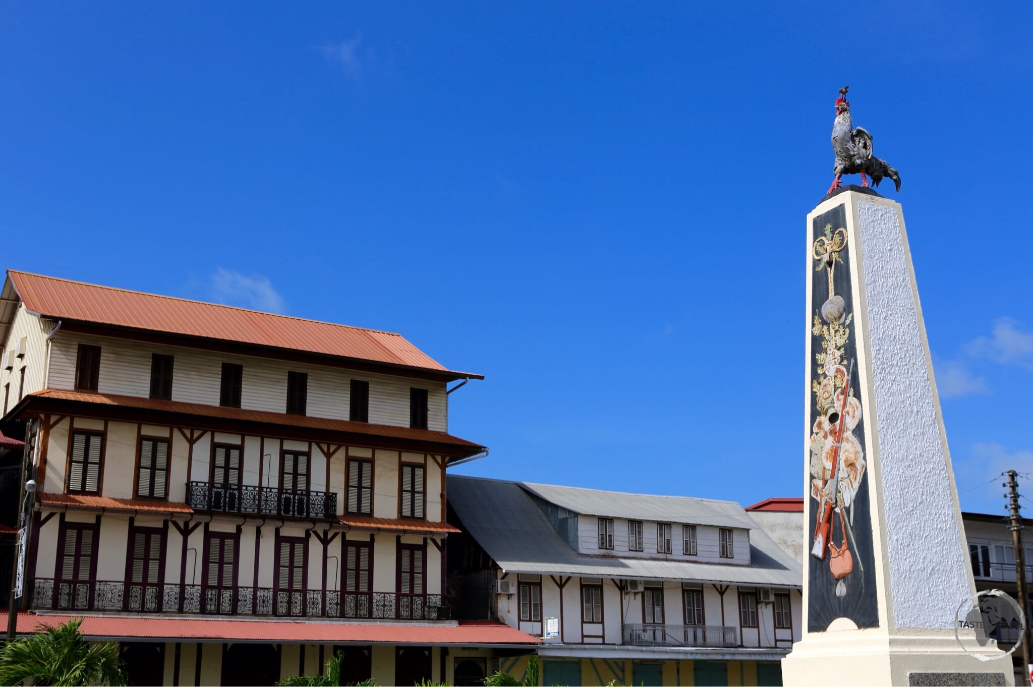 Place du Coq, Cayenne.