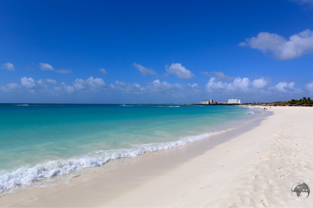 Divi beach is one of the finest beaches on Aruba.
