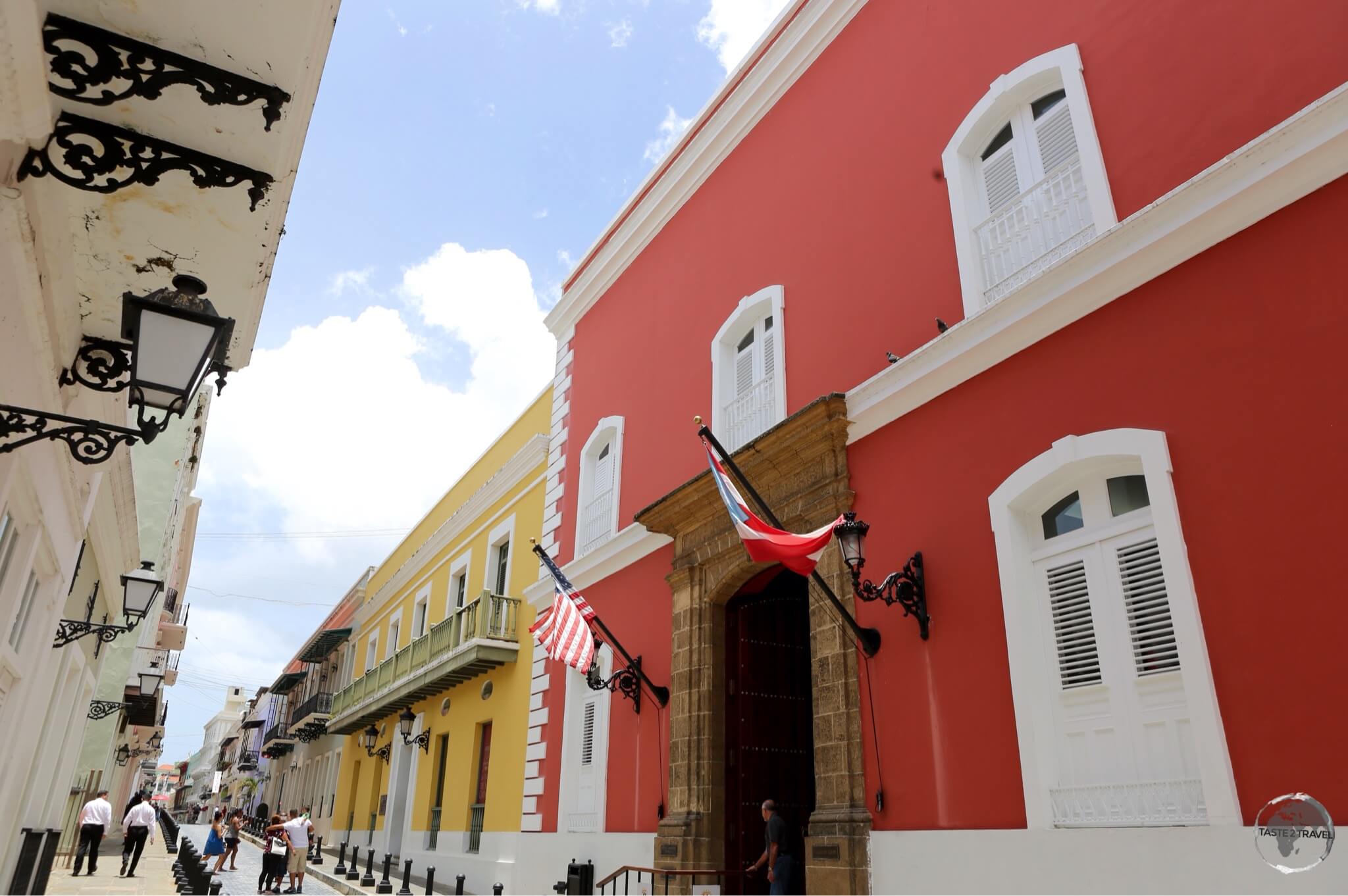 The beautifully restored San Juan old town, which was founded by Spanish colonists in 1521.