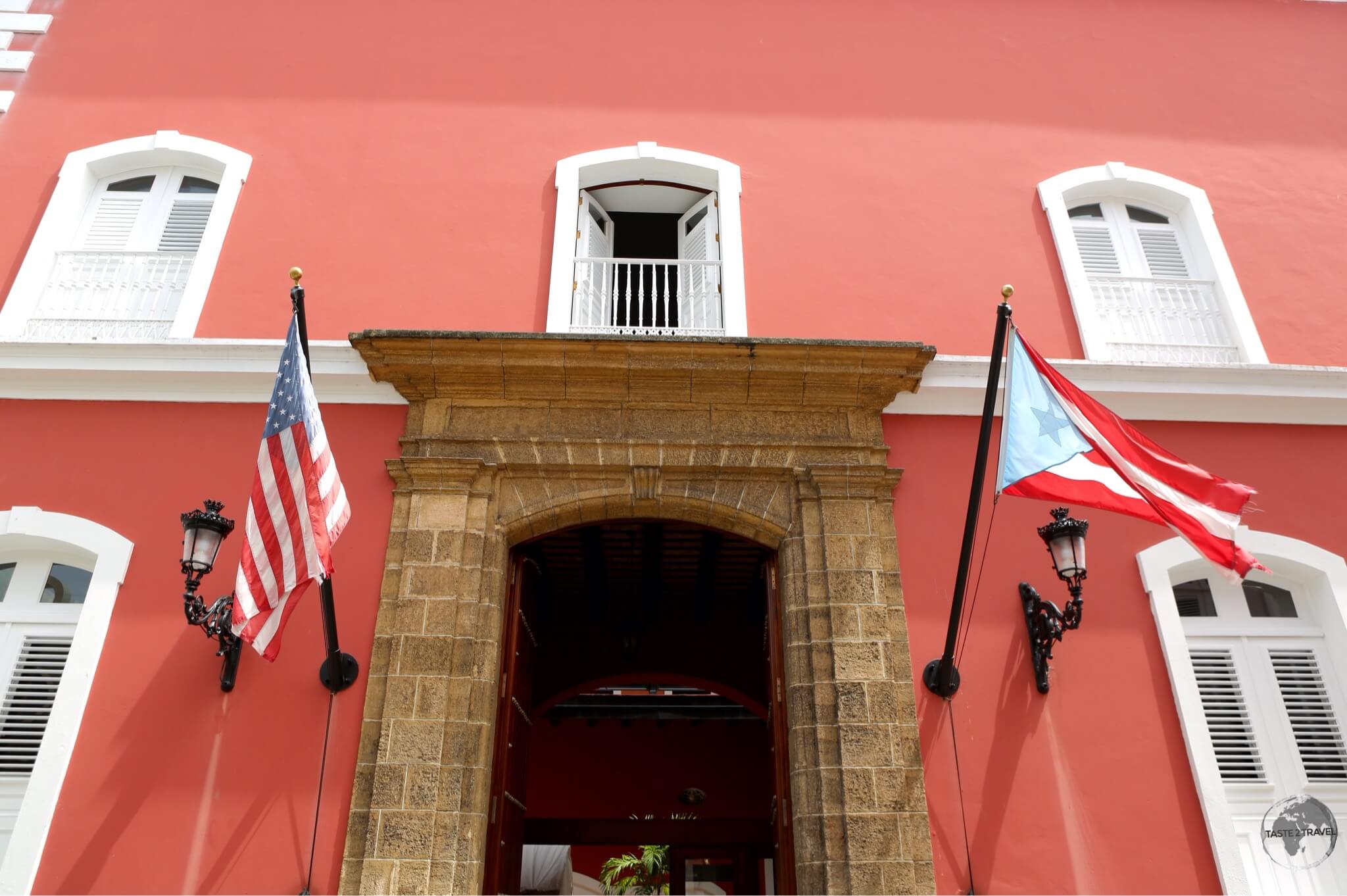 The very photogenic old town of San Juan.