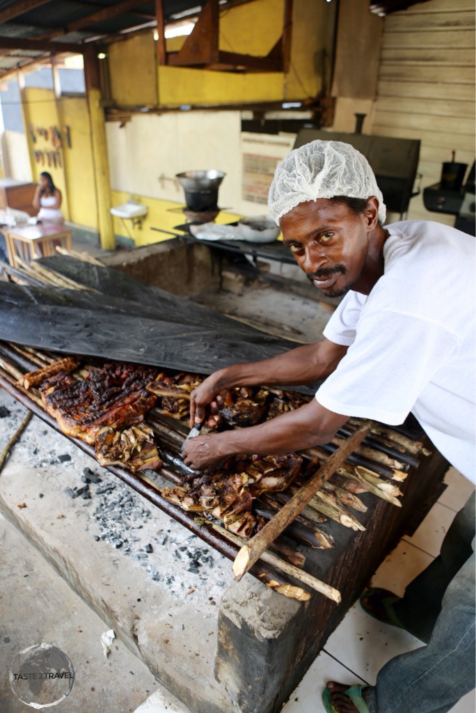‘Jerk’ is the most popular cuisine on Jamaica.
