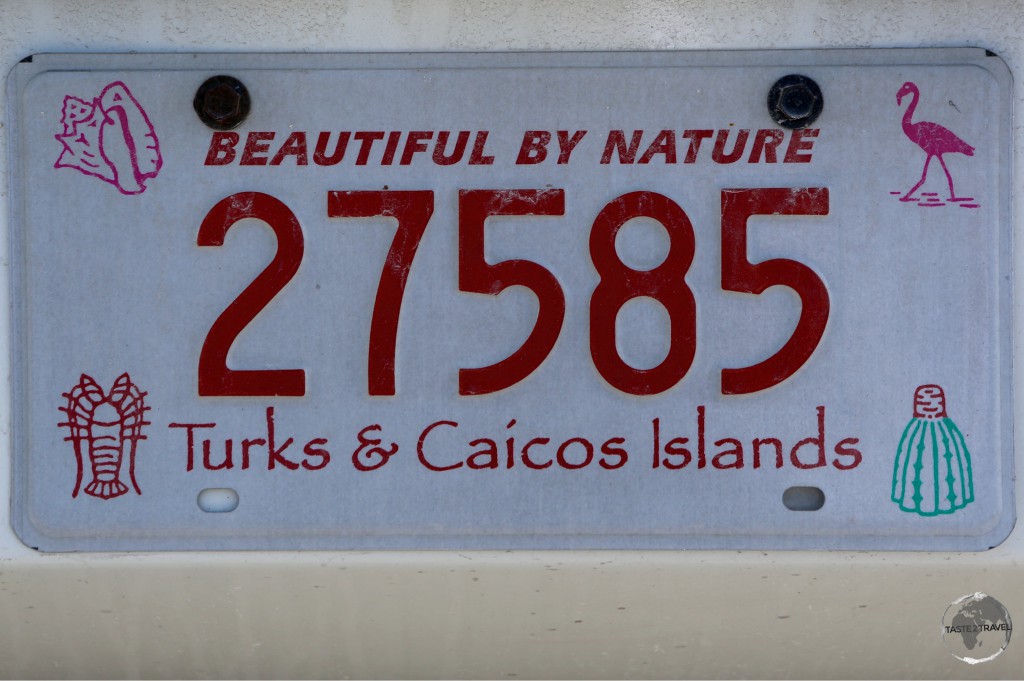 The license plate of my rental car.