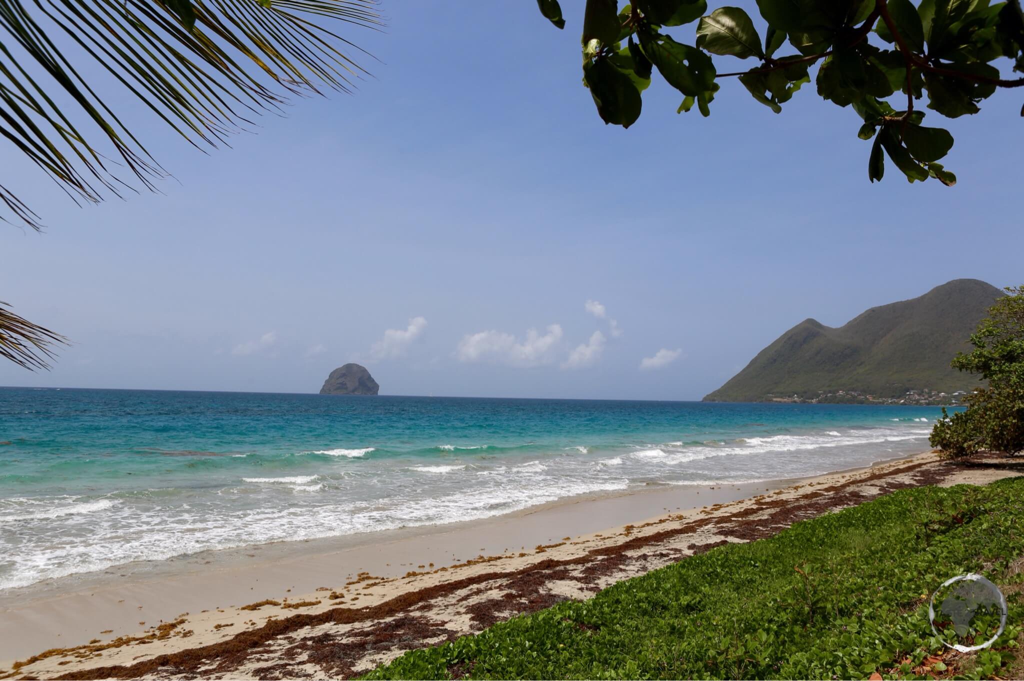 Grand Anse des Salines beach. Martinique Travel Guide: Grand Anse des Salines beach.