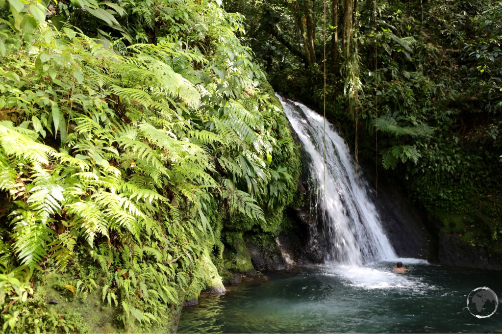 Cascade aux Ecrevisses on Basse-Terre.