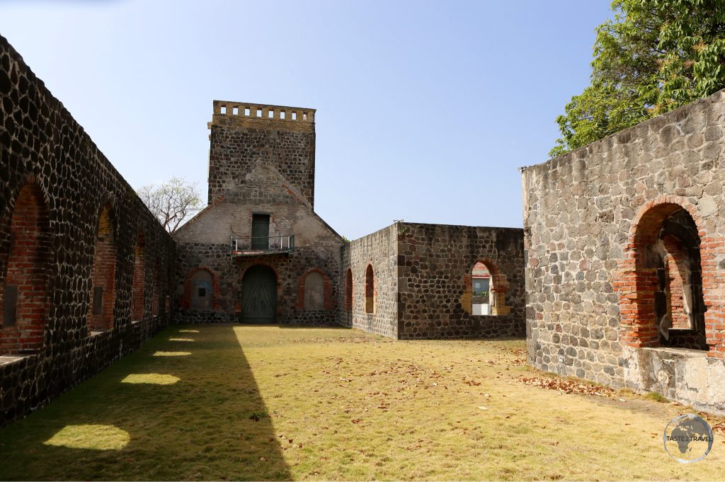 Ruins of the Dutch Reformed church in Oranjestad.
