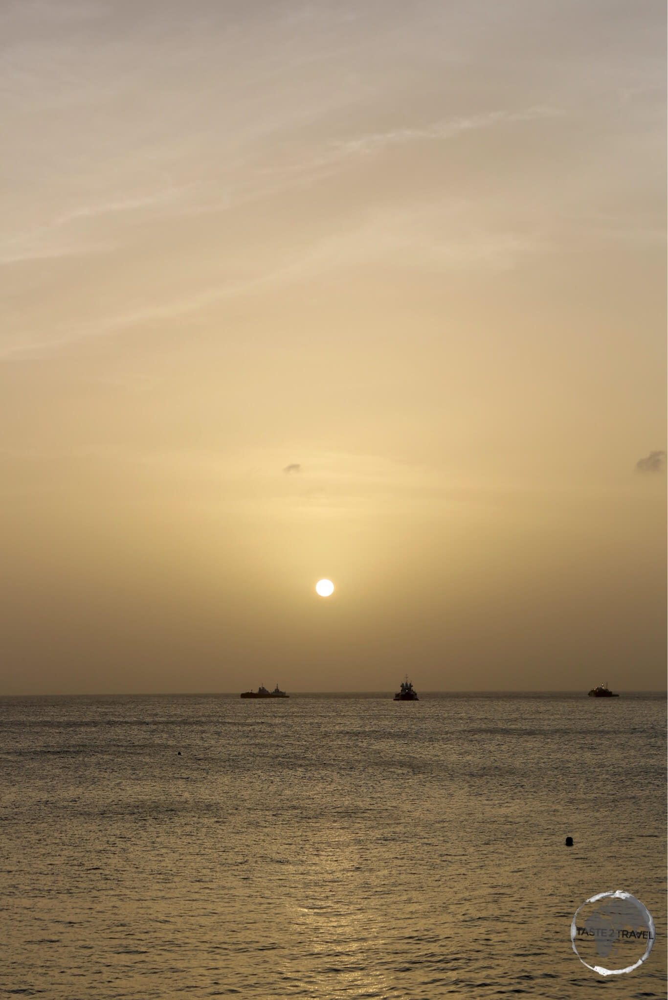Sunset from Oranjestad beach.