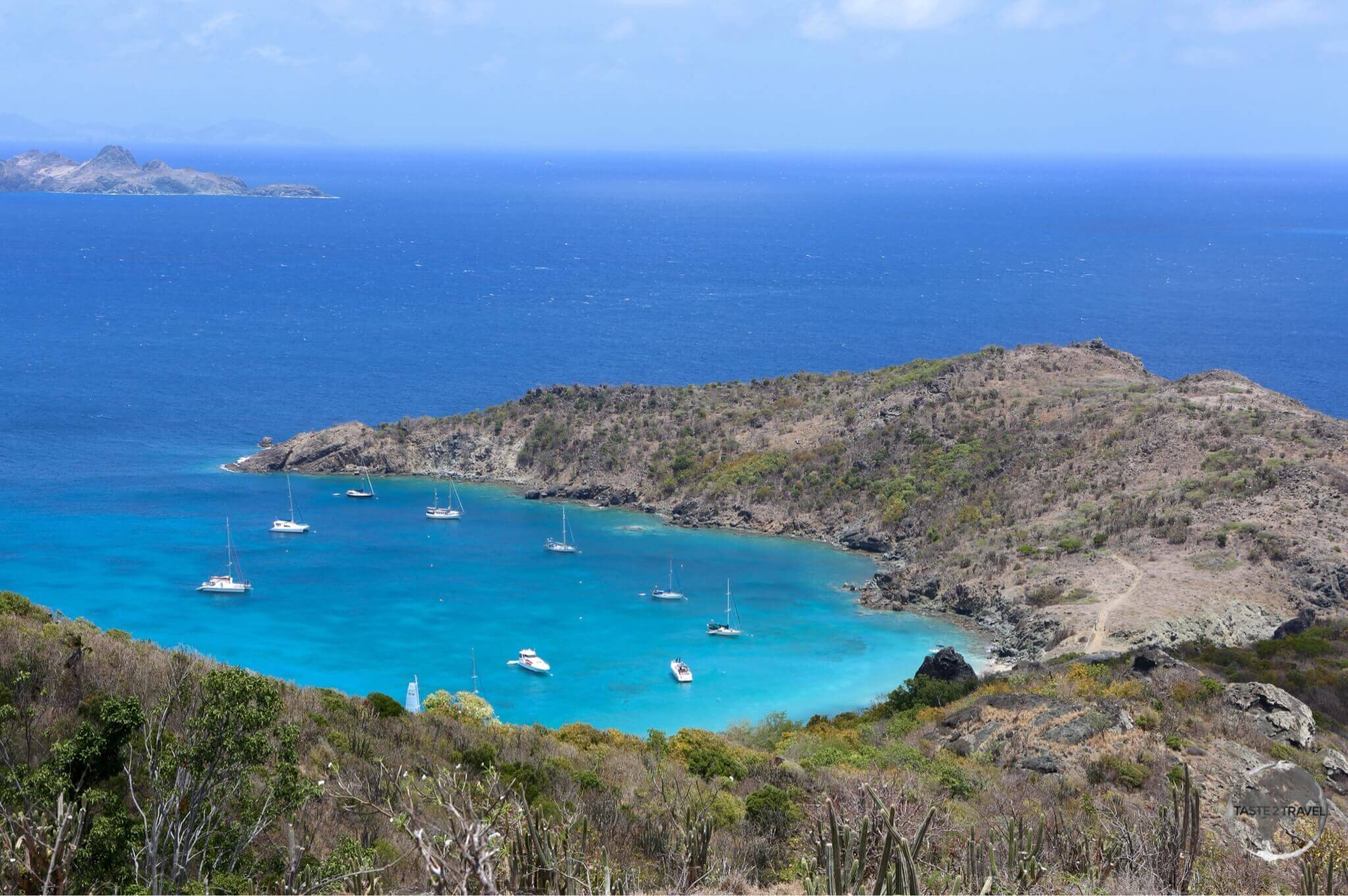 Colombier Beach is a popular north coast beach.
