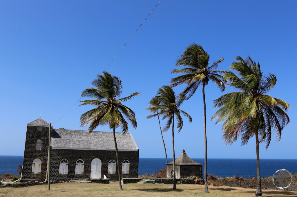 St. Johns Anglican Church at Belle Vue on the north coast of St. Kitts.