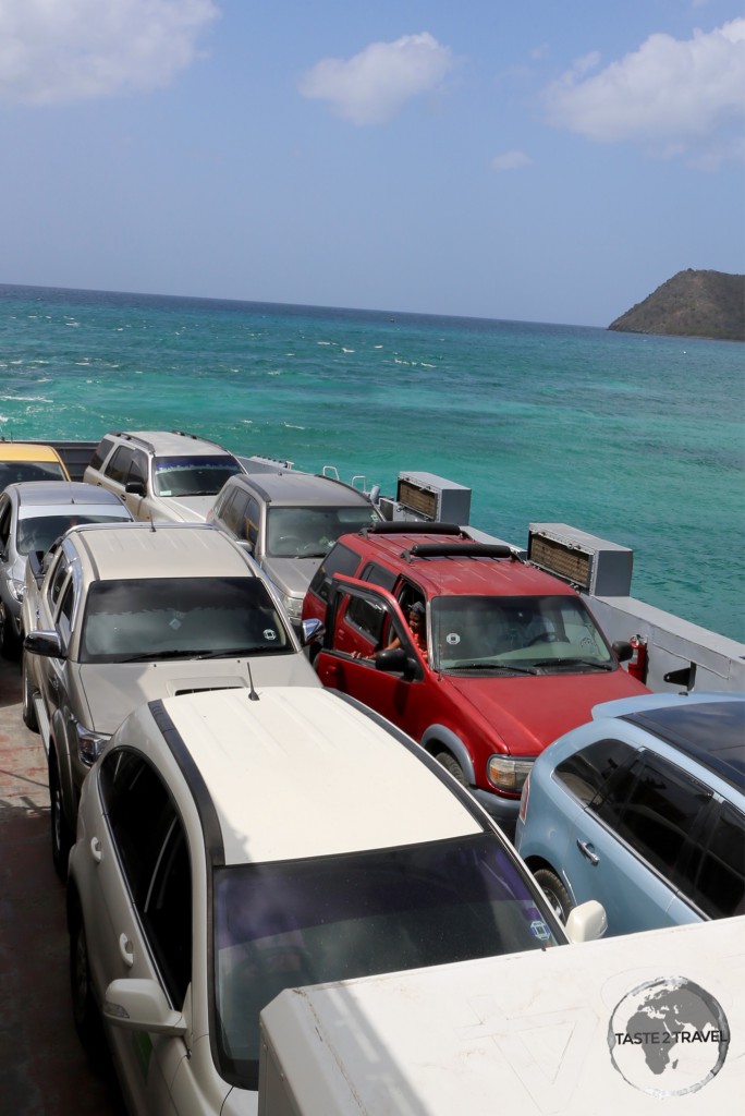 The Seabridge ferry from St. Kitts to Nevis.