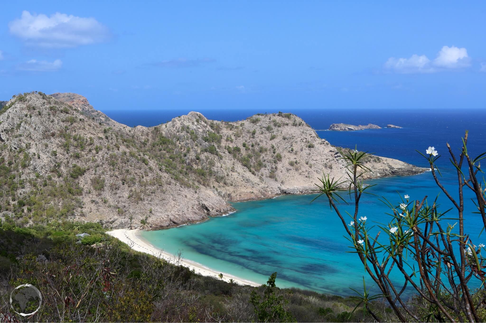 French West Indies, St-Barthelemy. Anse du Grand-Cul-de-Sac bay