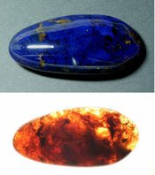 Blue amber