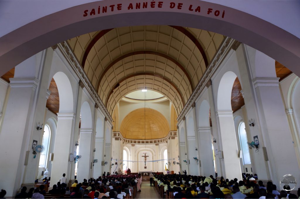 A Sunday service at Notre-Dame Cathedral in Cap-Haïtien.