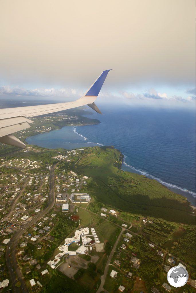 Arriving on Guam from Chuuk on board UA154.