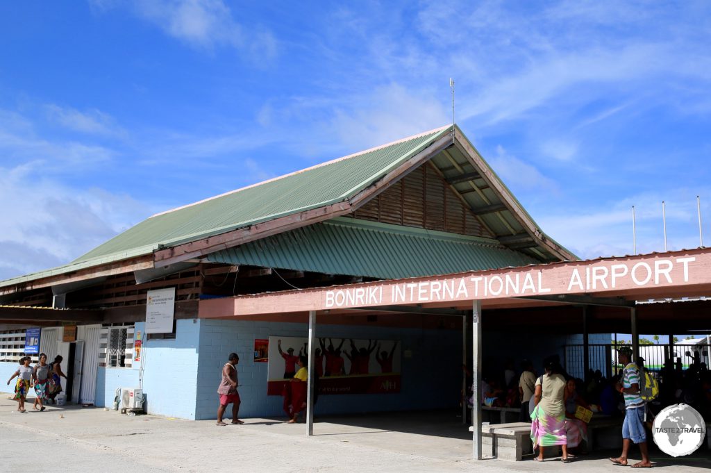 Terminal at Bonriki International Airport.