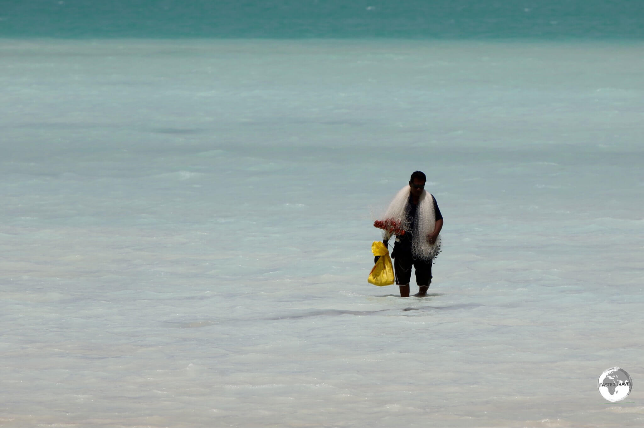 Fishing is the main pastime on all the islands of Kiribati.