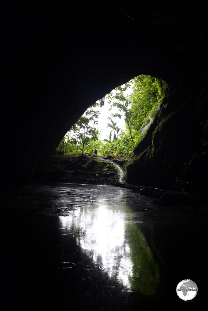 Inside Wiya Bird Cave.