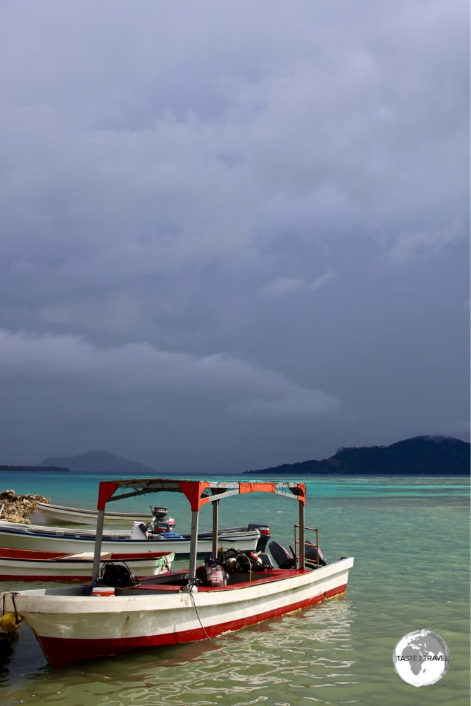Stormy skies over Chuuk.