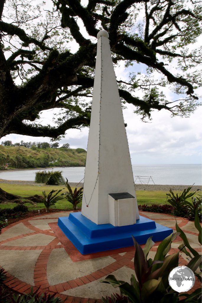 Magellan’s obelisk at Umatac bay
