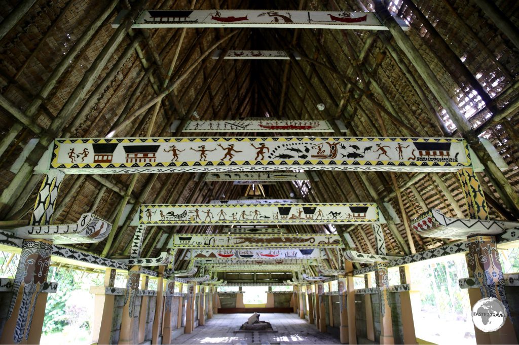 Interior of a traditional Bai.