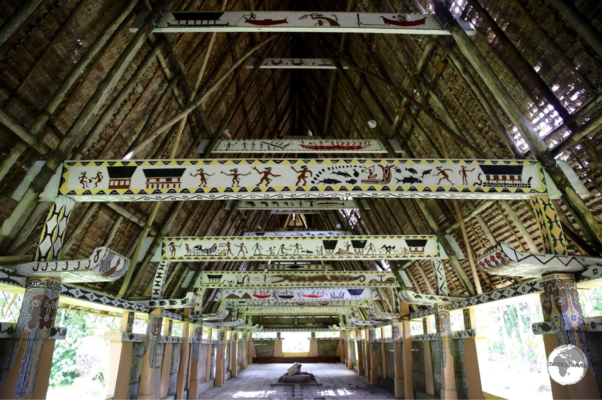 Interior of the Aimeliik Bai.