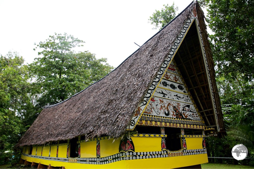 Traditional Bai at the Belau National museum in Koror.