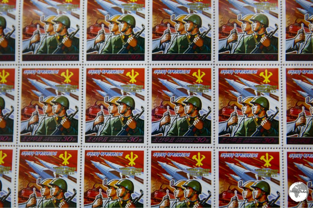 North Korean stamps also make for great souvenirs.