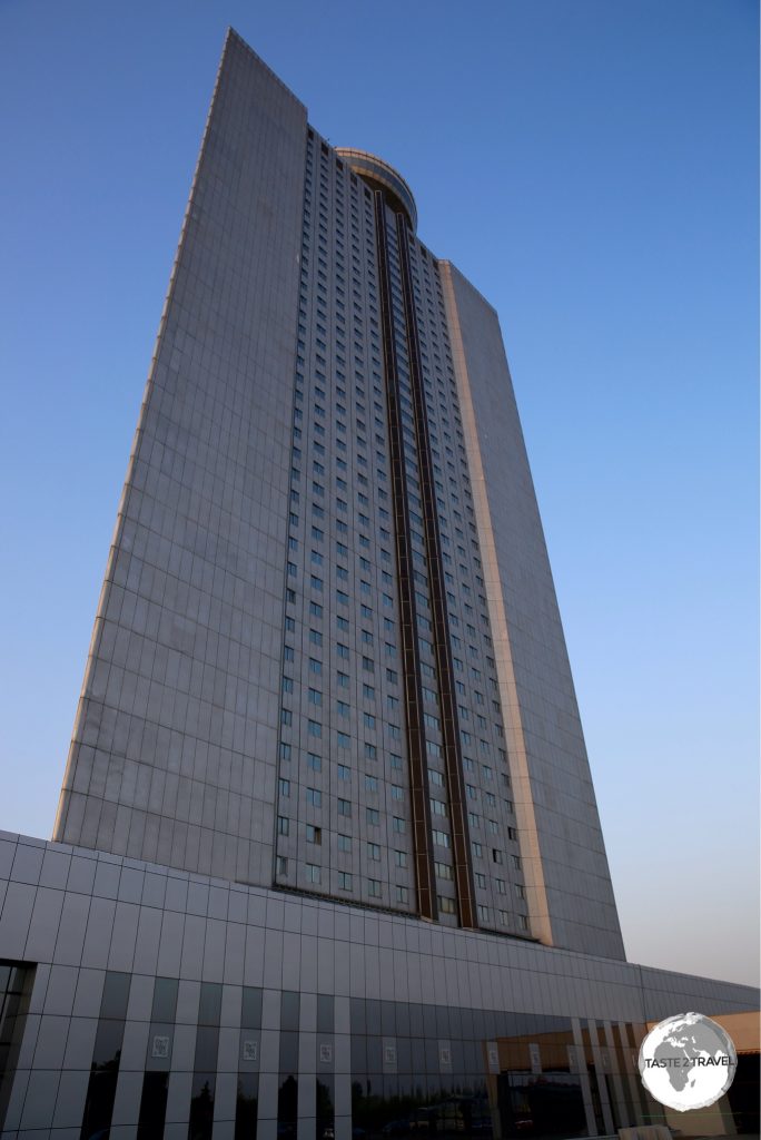 Yanggakdo International Hotel, Pyongyang.