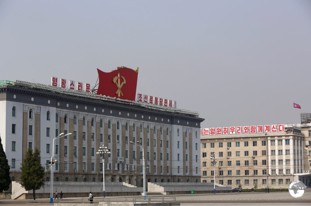 Named after the country's founding leader, Kim Il-sung Square is the main square in Pyongyang.