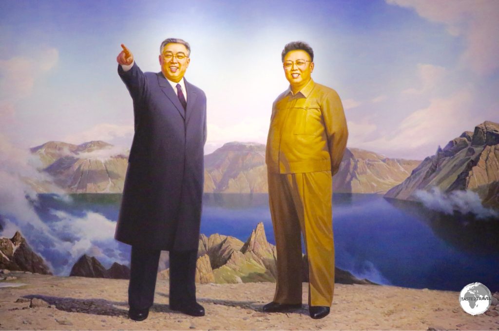 Idealised images of the leaders are everywhere in DPRK.