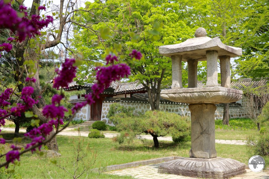 Garden at the Koryo Museum in Kaeson.