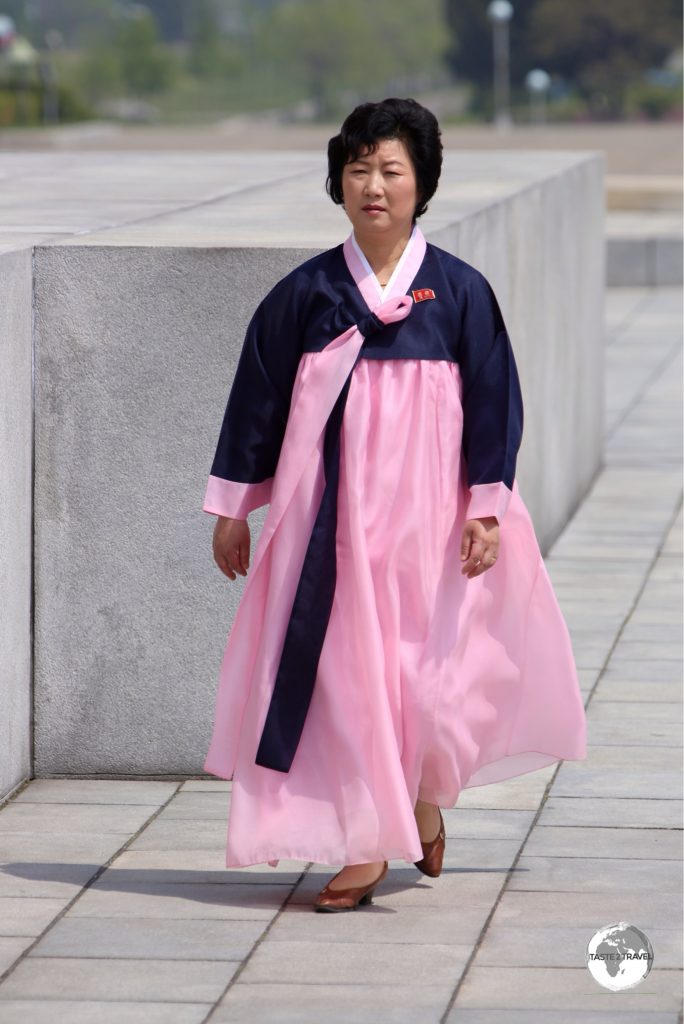Many women in North Korea wear the traditional ‘Choson-ot’.