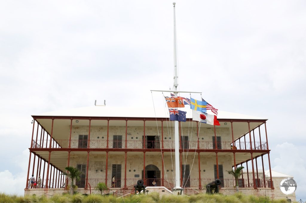 The Old Commissioners House at the National Museum of Bermuda.
