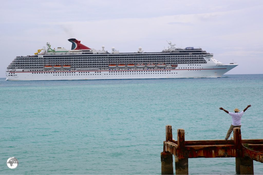 Most tourists to Bermuda arrive on a cruise ship from the United States.