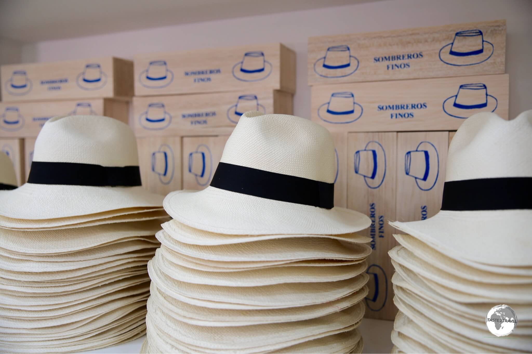 Despite their name, Panama hats are actually made in Ecuador.