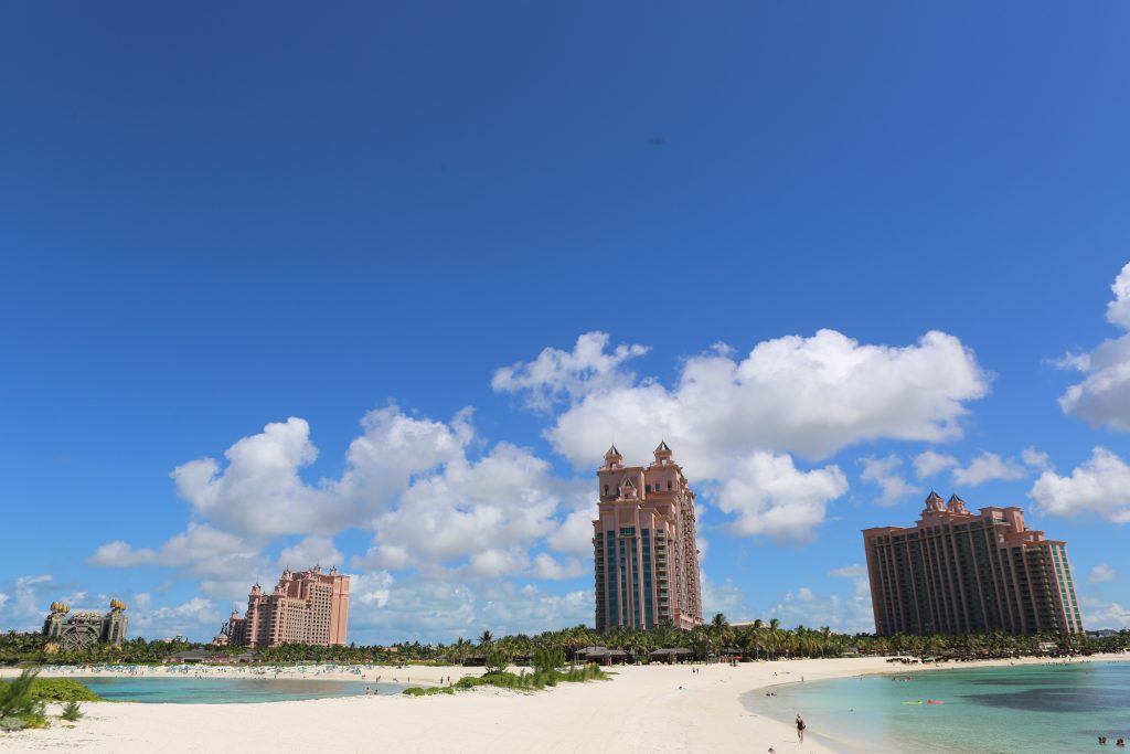 The Atlantis Resort on Paradise Island is the largest resort in the Caribbean.