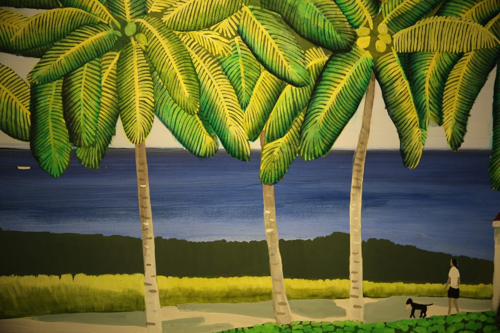 Artwork at the National Gallery of the Cayman Islands.