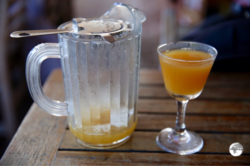 A Rum Swizzle at the Swizzle Inn.