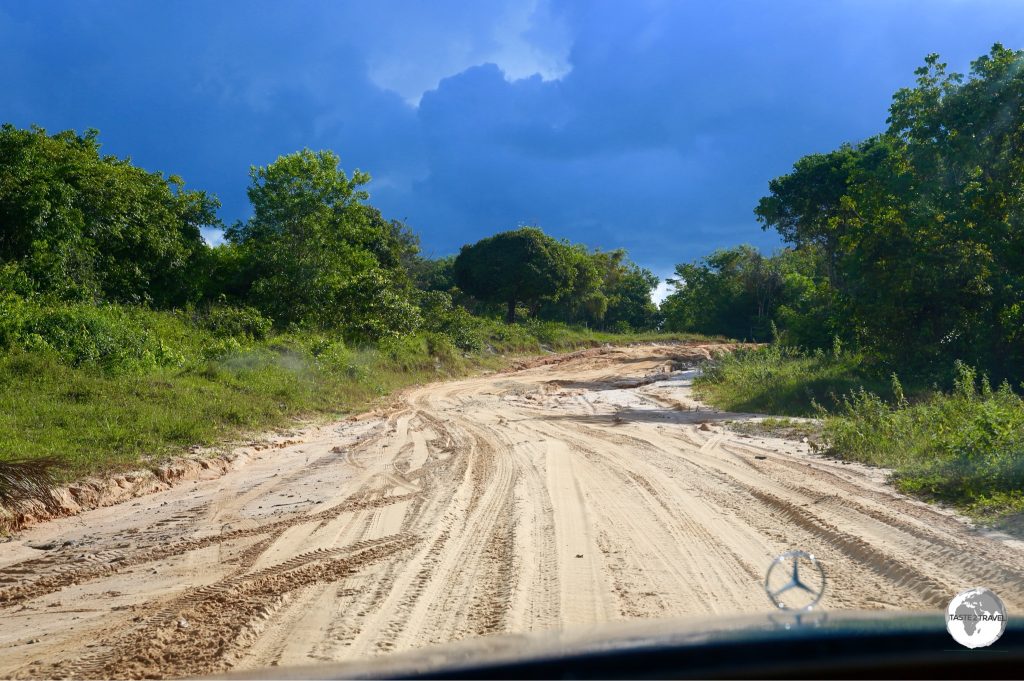 Typical road in the interior – outside Bartica.