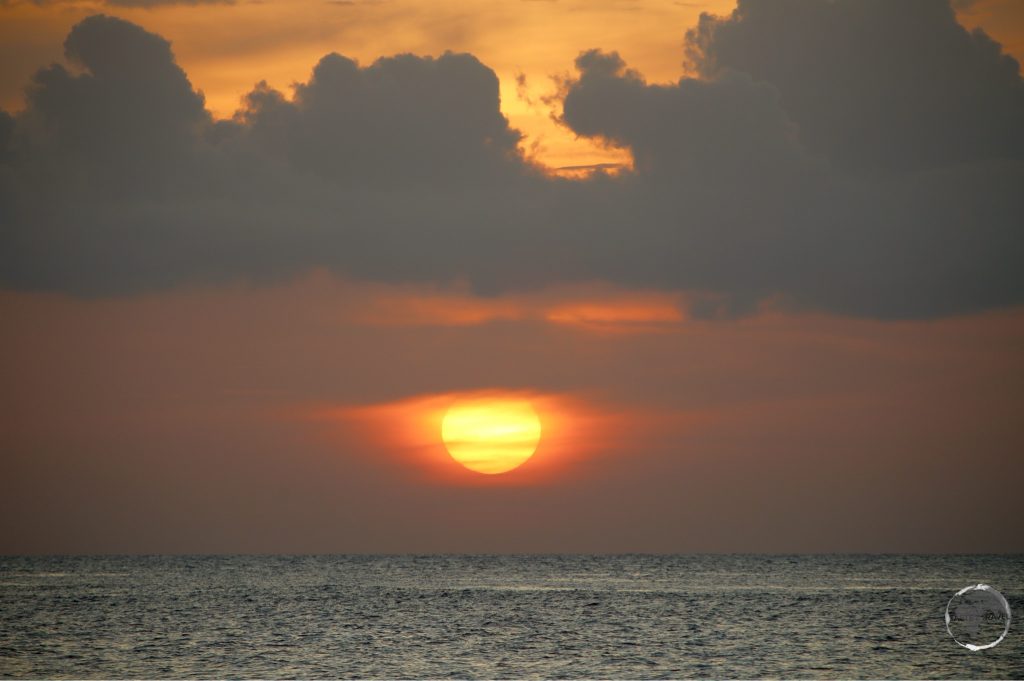 Sunset at Macabuca on Grand Cayman.