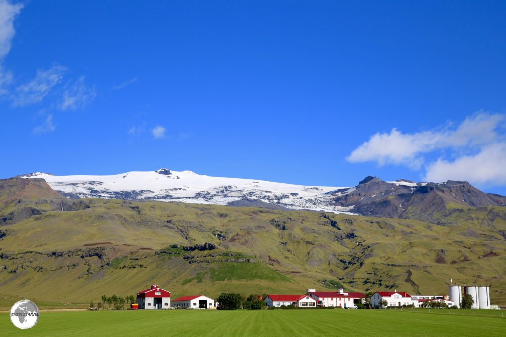 Eyjafjallajökull volcano.