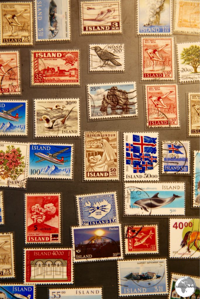 Stamps of Iceland.