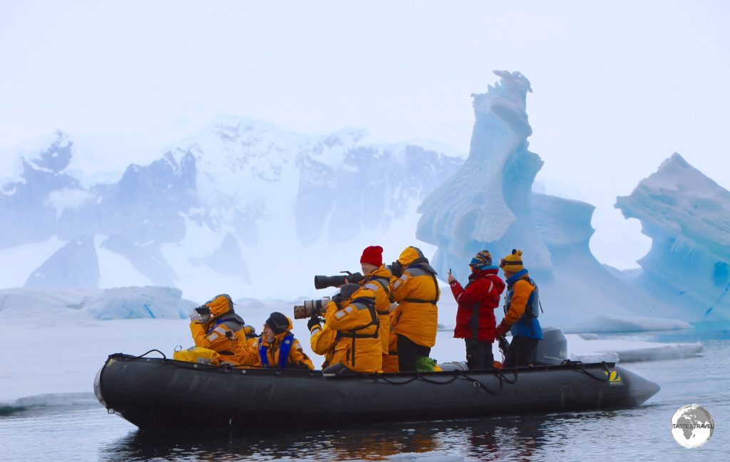 An afternoon Zodiac sea excursion on Crystal Sound.