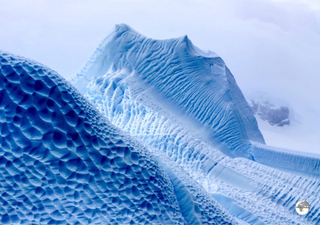 Works of ice art - icebergs in the Errera Channel.